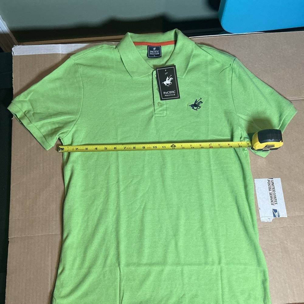 Pacific Polo Club Size Large/GREEN